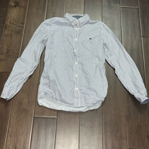 L.O.G.G boys pine stripe cotton long sleeve dress size 12-13 - Picture 1 of 5